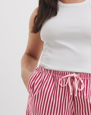 Pretty Secrets (2 Pack) Stripe Woven Pyjama Shorts