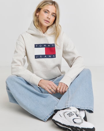 Tommy Jeans Relaxed Melange Flag Hoodie