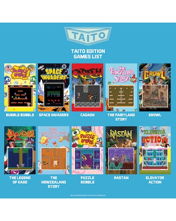 Evercade Alpha TAITO Retro Gaming Bartop Arcade