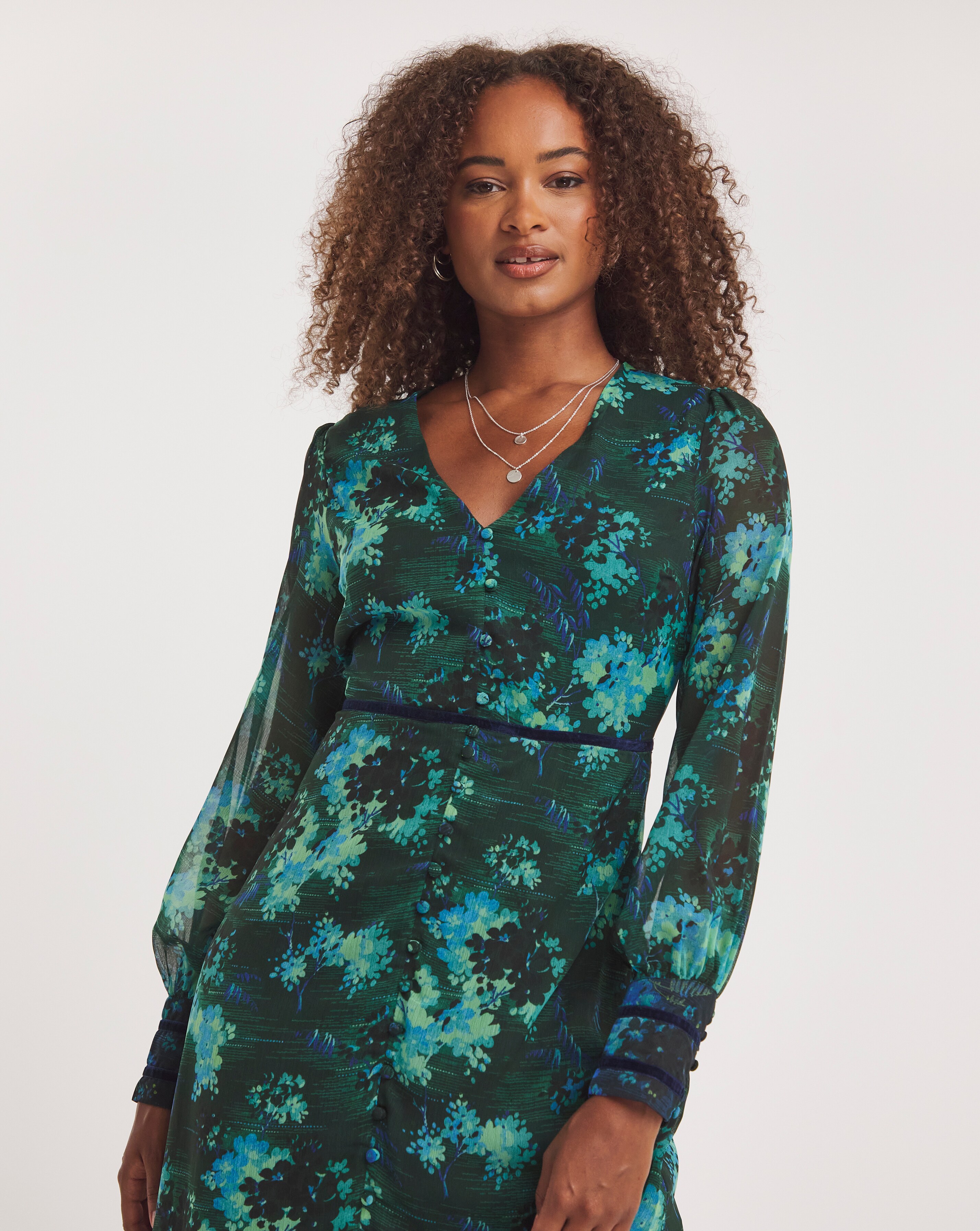 Hope and ivy sales green wrap dress