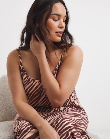 Simply Be Value Cami Maxi Nightie Animal Print