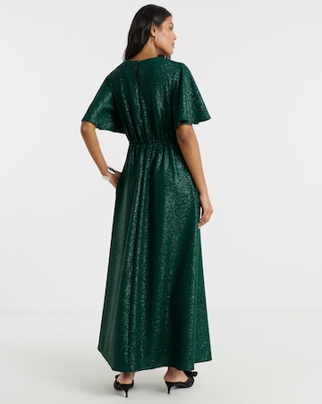 Twisted Wunder Meryl Foil Maxi Dress