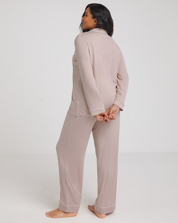 Figleaves Camelia Modal Button Down Pyjama Set