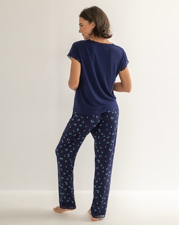 Pour Moi Sofa Loves Lace Tshirt And Trouser PJ Set