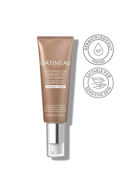 Gatineau Golden Glow Gradual Tan Face Serum Medium Dark 50ml