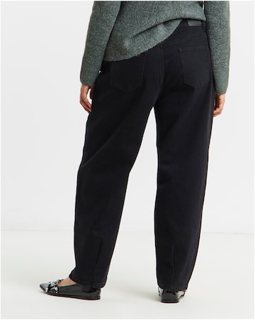 Simply Be Black Tapered Jeans