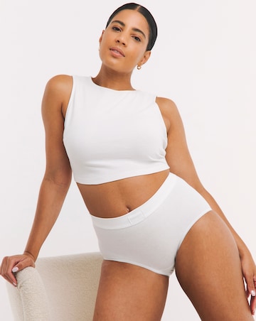 Sloggi 2Pack Double Comfort Cotton Maxi Knickers White