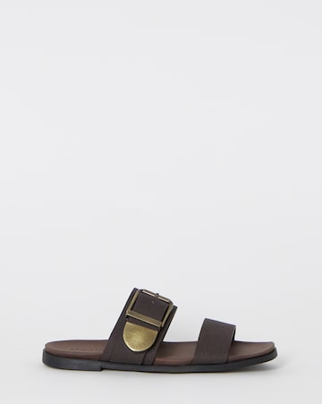 Natasha Buckle Detail Sandals - Extra Wide Fit (EEE)