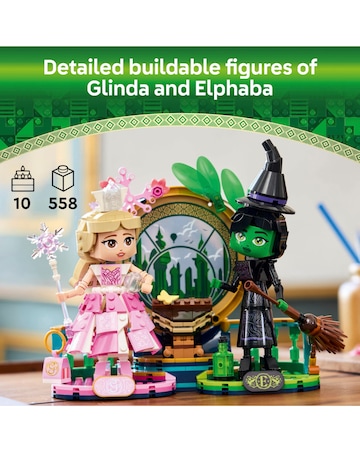 LEGO Wicked Elphaba & Glinda Figures Fantasy Toy Construction Playset 75682