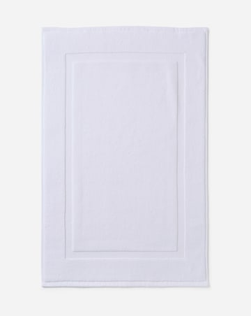 Egyptian Cotton Bath Mat - White