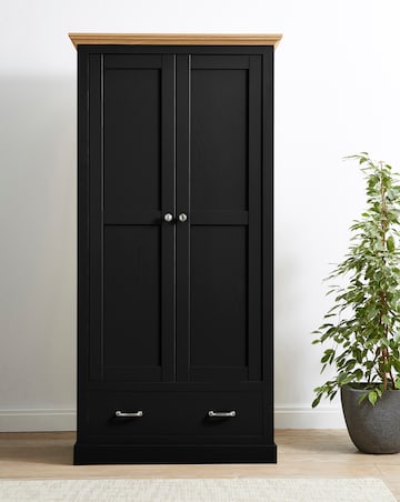 Julipa Ashford 2 Door 1 Drawer Wardrobe