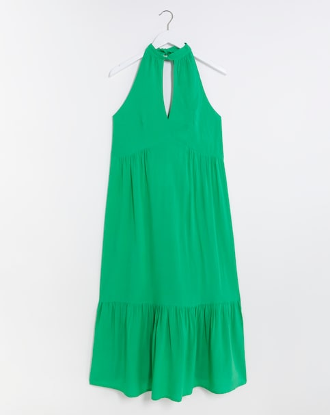 Boho Halter Neck Beach Dress