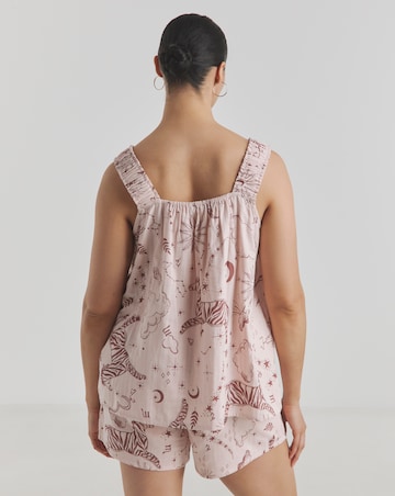 Celestial Soft Cotton Muslin Pyjama Shortie Set