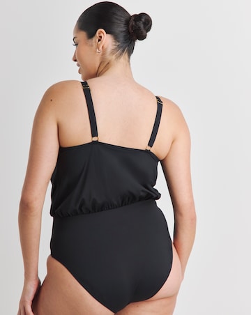 MAGISCULPT Twist Front Tummy Control Blouson Swimsuit