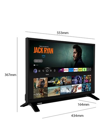 Toshiba 24WF2F53DB 24in Smart VIDAA HD Ready TV with VIDAA Voice