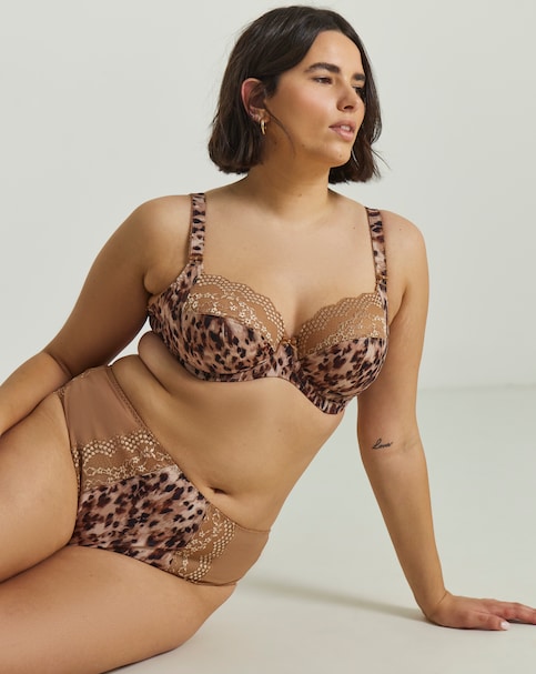 Elomi Lucie High Leg Knicker Wildcat
