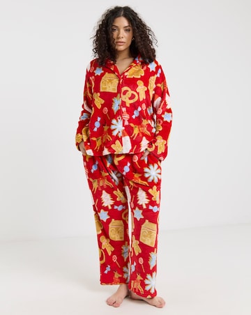 Pretty Secrets Christmas Fleece Matching Family Pyjama Womens