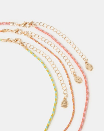 Accessorize 3-Pack Charm Cord Necklaces
