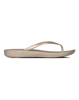 Fitflop IQushion Ergonomic Toe Post Flip Flops Standard D Fit