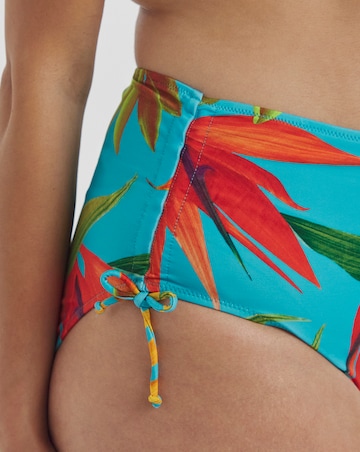 Fantasie Pichola High Waist Bikini Brief Aqua