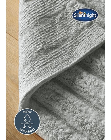 Silentnight Ribbed Cotton Bath Mat