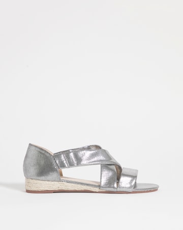 Sonya Multi Strap Espadrille - Wide Fit (E)