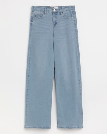 Light Wash 24/7 Stretch Wide Leg Jeans