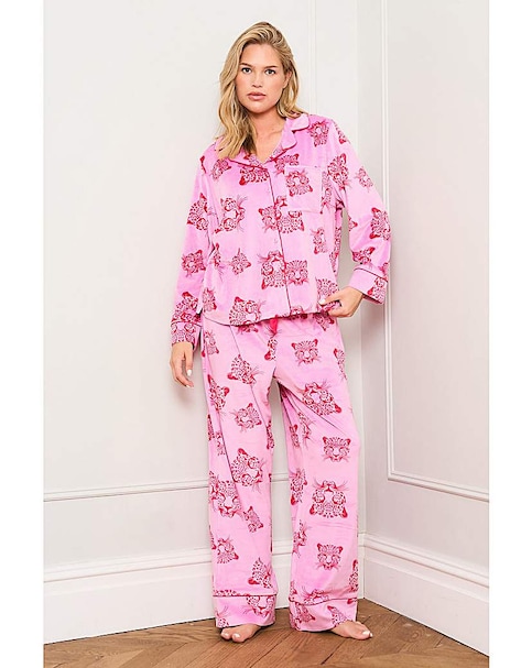 JimJamTheLabel Large Tiger Print Pyjama Set