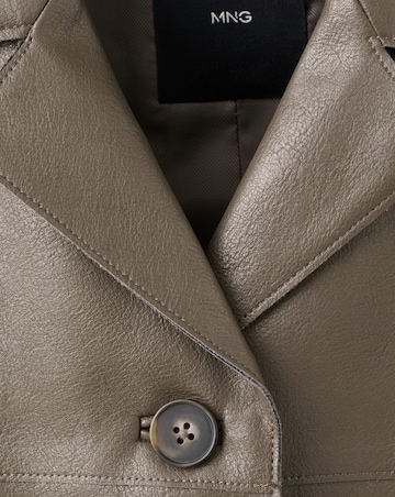 Mango Faux Leather Jacket