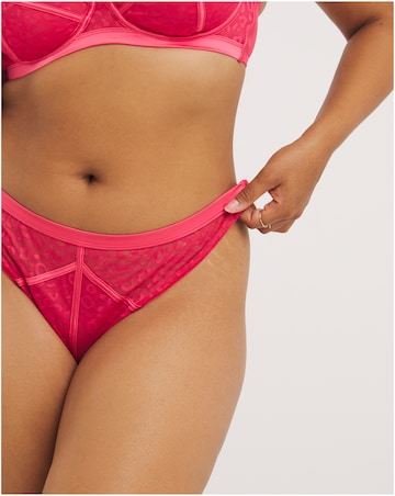 Figleaves Pimlico Thong - Red Leopard