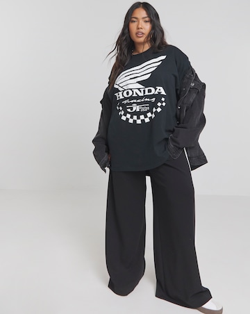 Black Honda Racing License T-Shirt