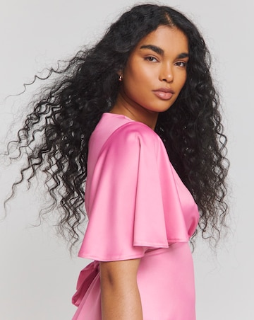 Twisted Wunder Ziggy Satin Maxi Dress