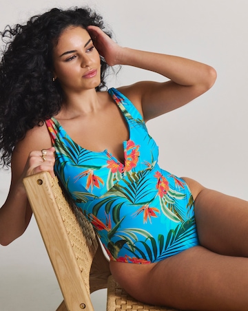 MAGISCULPT Medium Control V Wire Detail Swimsuit