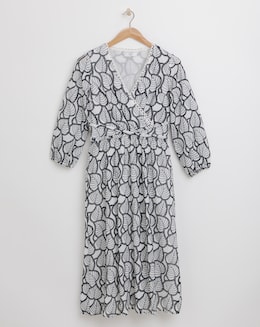 Joanna Hope Broiderie Leaf Dress