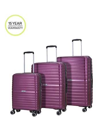 Rock Hydra-Lite 3pc Suitcase Set
