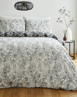 Sketched Floral Duvet Set