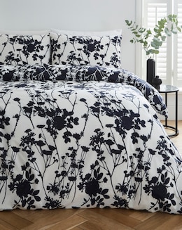 Ember Shadow Floral Duvet Set