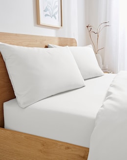 Non Iron Plain Dye 30cm Fitted Sheet