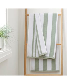 Bianca Reversible Stripe Jacquard Towels