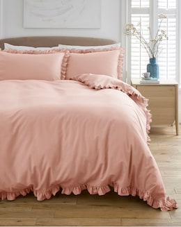 Ruffled Edge Duvet Cover Set