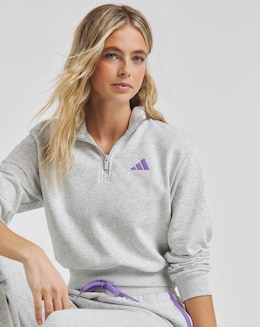 adidas Colourblock 1/4 Zip Sweatshirt