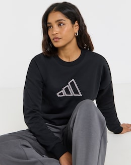 adidas Crew Neck Pearl Logo Sweatshirt