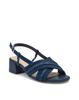 Paradox London Nancy Wide E Fit Block Heel Sandal