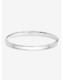 Simply Silver Sterling Silver 925 Classic Bangle Bracelet