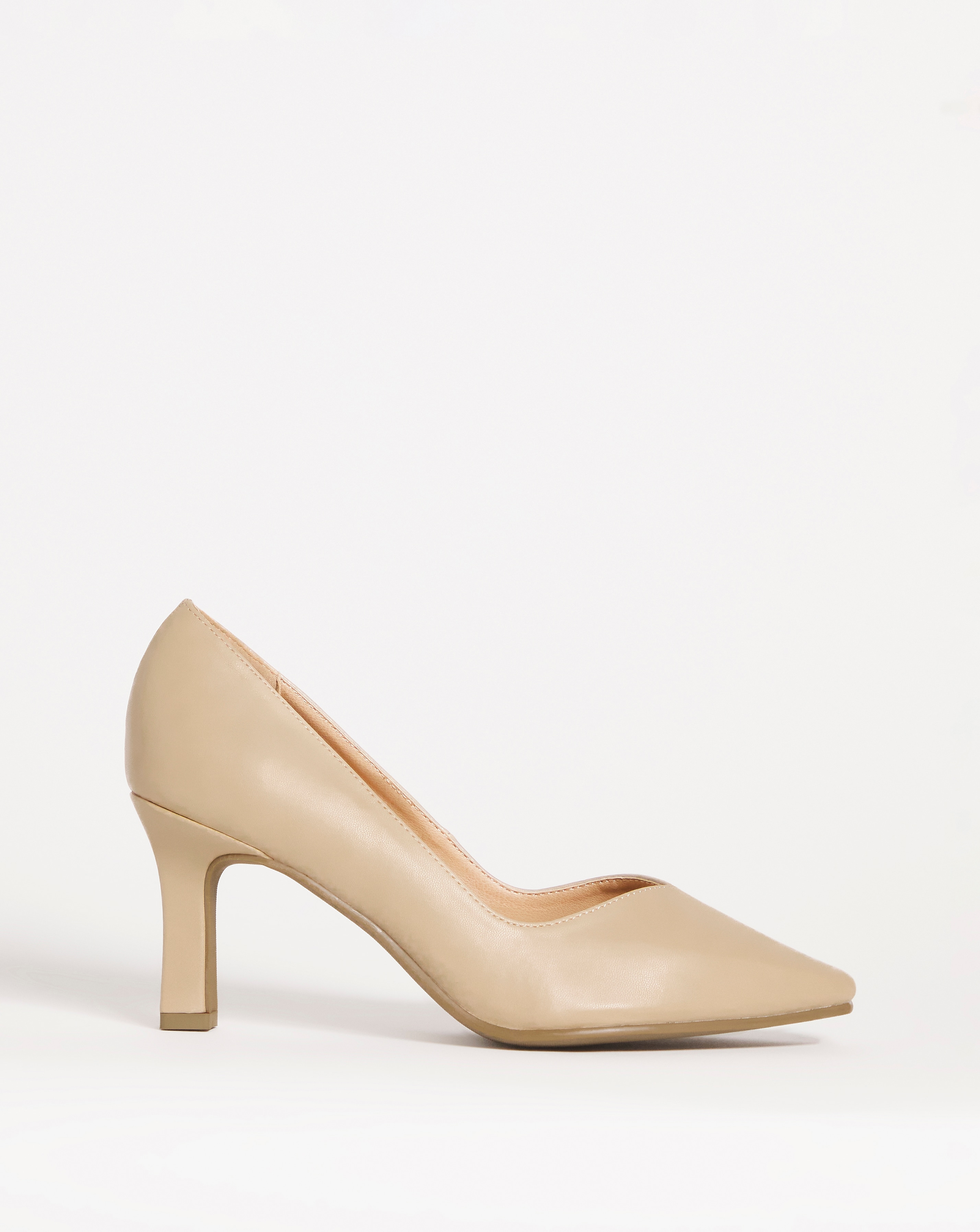 Heeled Court Shoe E Fit Simply Be