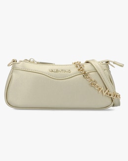 Valentino Bags Elly Gold Logo Strap Shoulder Bag
