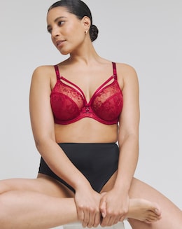 Panache Yasmin Plunge Wired Bra Ruby
