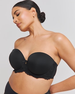 Gossard Superboost Lace Strapless Wired Bra Black