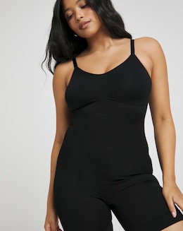 MAGISCULPT Medium Control Seamfree Mid Thigh Bodysuit - Black