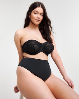 Goddess Verity Strapless Wired Bra Black